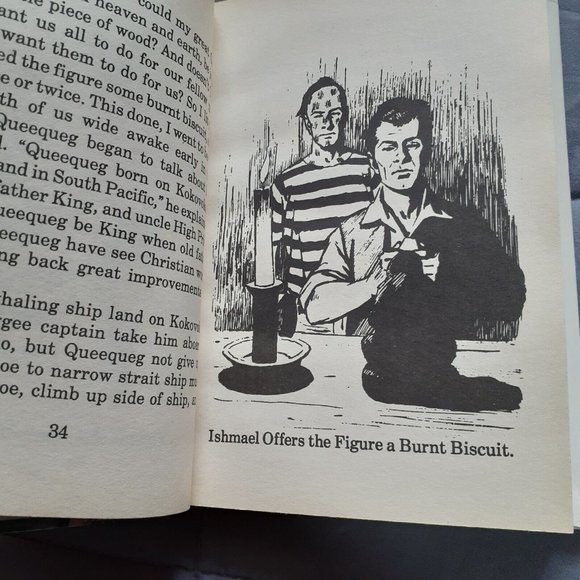 Great Illustrated Classics Ser. Moby Dick by Herman Melville (1990, Hardcover) - Picture 4 of 12